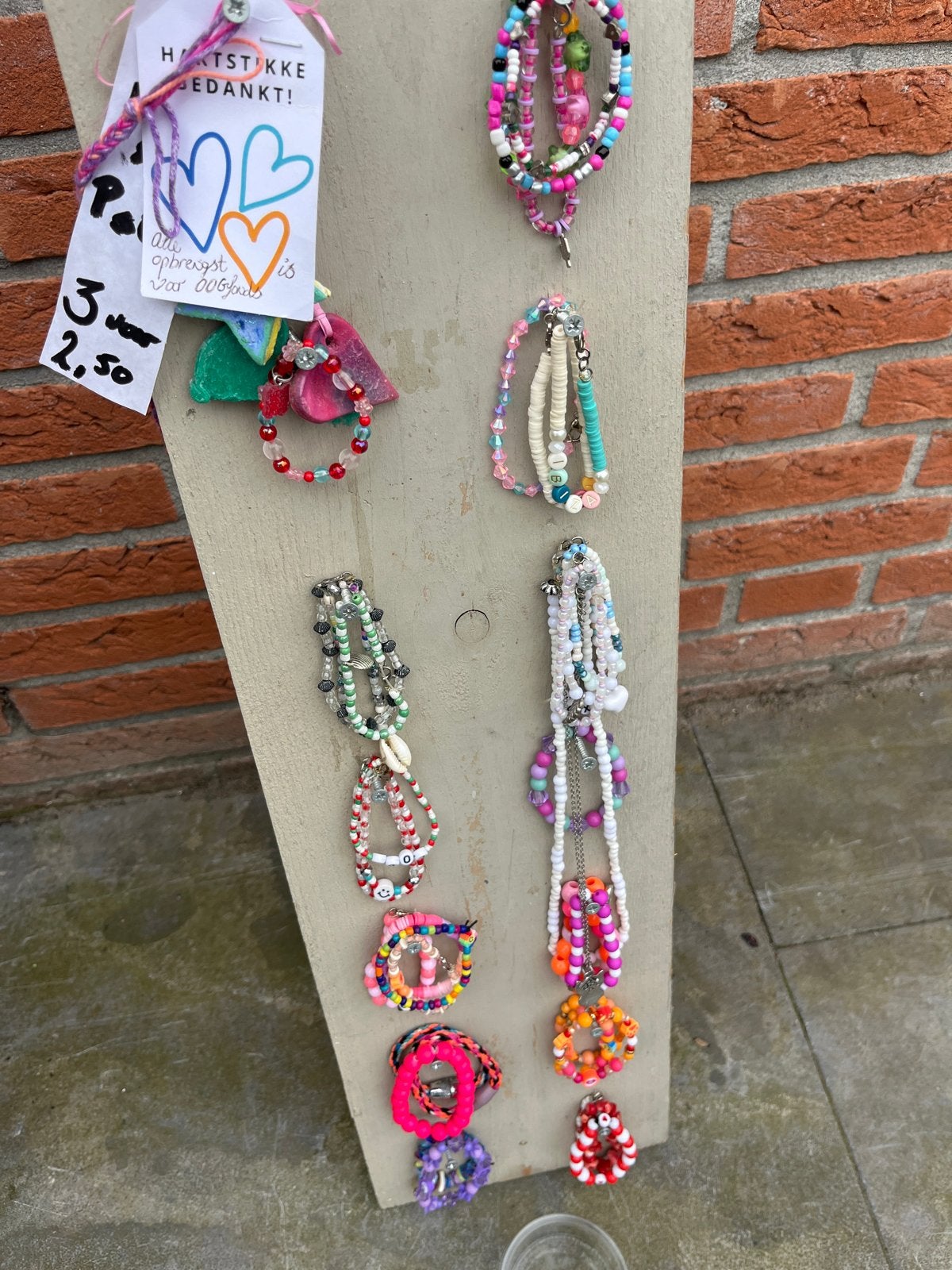 Diverse gekleurde armbandjes - Steun het Oogfonds!, Sieraden, Tassen en Uiterlijk, Overige materialen, Overige kleuren, Nieuw