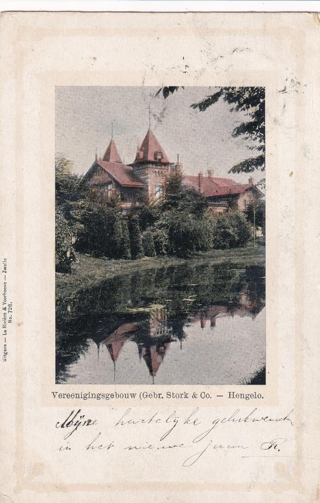 Hengelo, Stork, 1902., Verzenden, Voor 1920, Gelopen, Overijssel