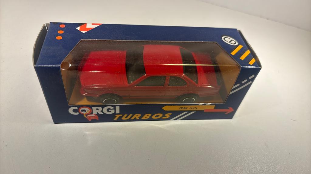 Bmw 635 red corgi 1.43, Auto, Ophalen of Verzenden, Corgi, A