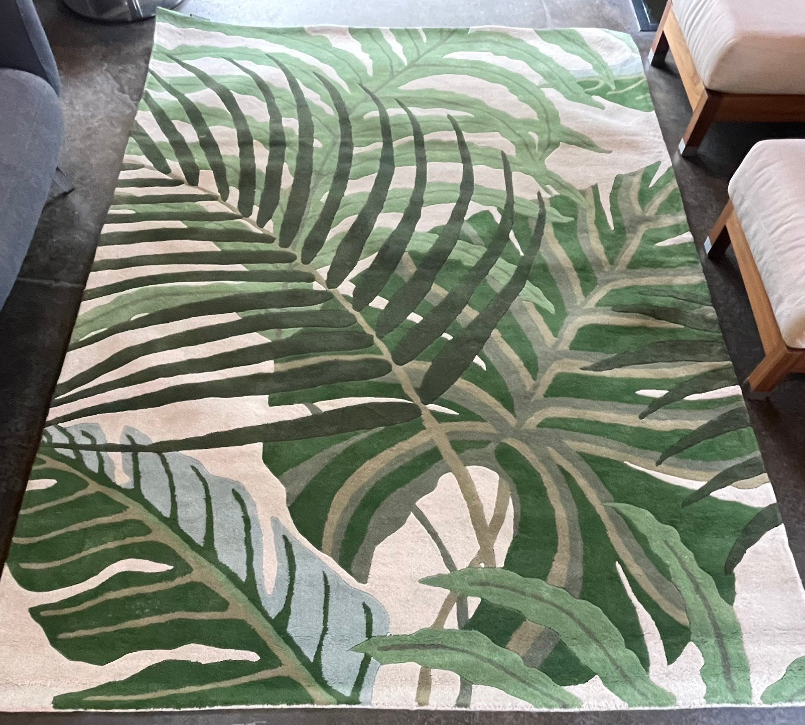 Brink en Camoman Samderson Manilla tapijt 2 x 280, Ophalen, Rechthoekig, Groen, Nieuw