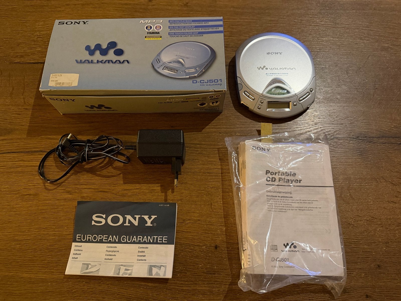 Sony Walkman D-CJ501 CD/MP3-speler met G-Protection, Audio, Tv en Foto, Ophalen of Verzenden, Discman
