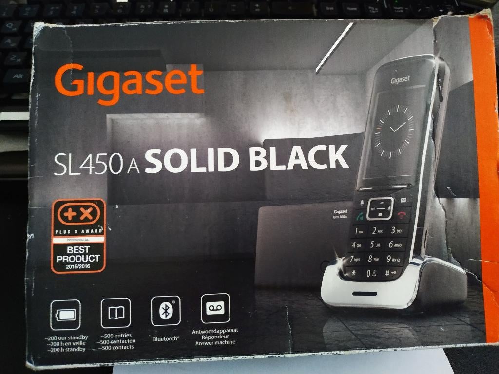 Gigaset SL450A - Single DECT telefoon, Telecommunicatie, Vaste telefoons | Handsets en Draadloos, Zo goed als nieuw, 1 handset