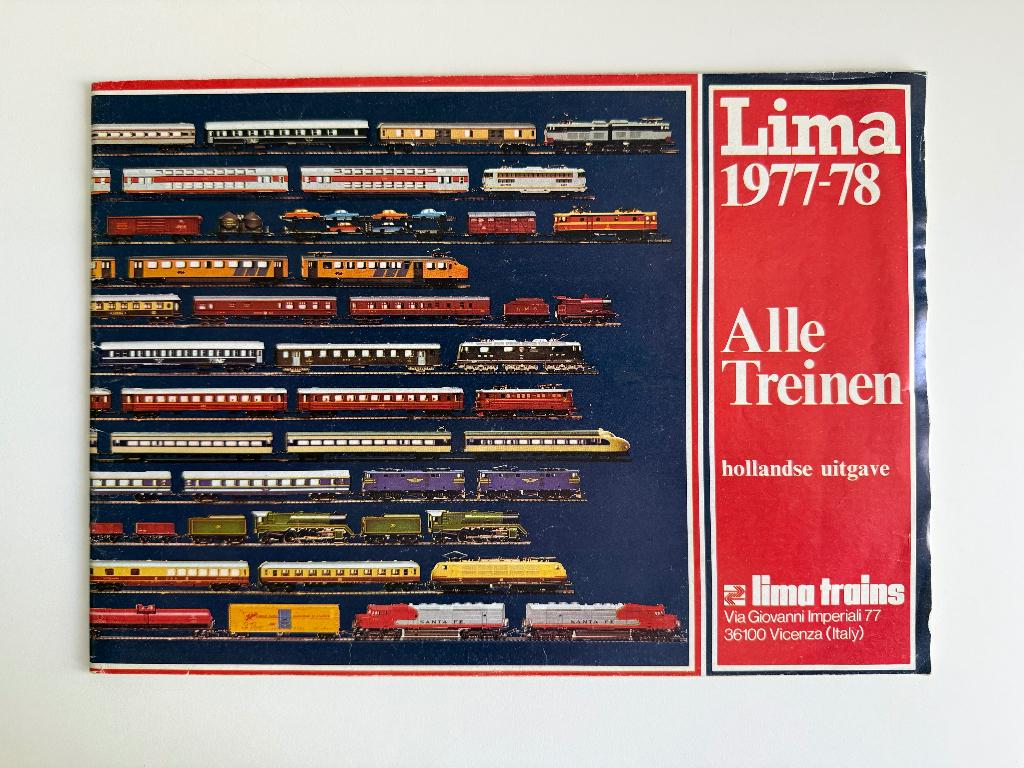 Vintage Lima catalogus 1977/78, Wisselstroom, Gebruikt, Analoog, Lima