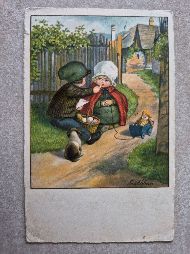Pauli Ebner kinderkaart Nr. 21, Ophalen of Verzenden, 1920 tot 1940, Gelopen, Kinderen