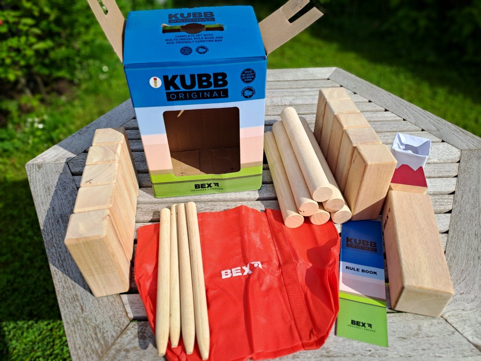 Nieuw Bex original Kubb spel, officiele versie., Ophalen, Nieuw