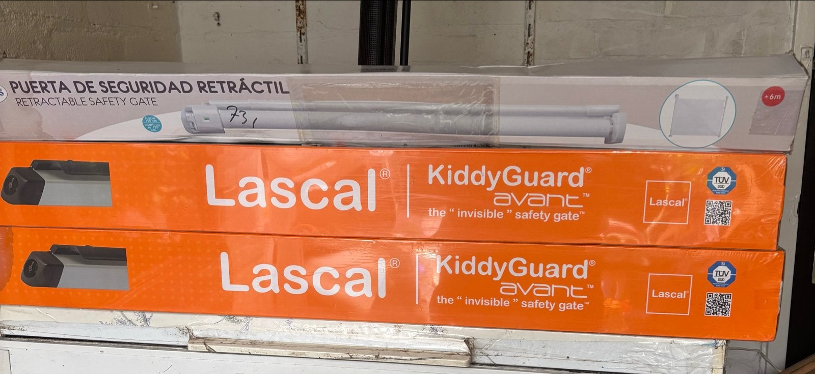 Lascal KiddyGuard Avant oprolbaar veiligheidshekje, Kinderen en Baby's, Traphekjes, Ophalen, Overige materialen, Nieuw, Oprolhekje