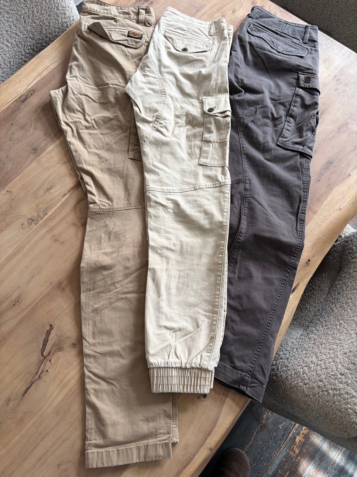 Heren cargo broeken G-Star RAW, PME Legend, Jack & Jones, Ophalen of Verzenden, Gedragen, Overige maten, Meerkleurig