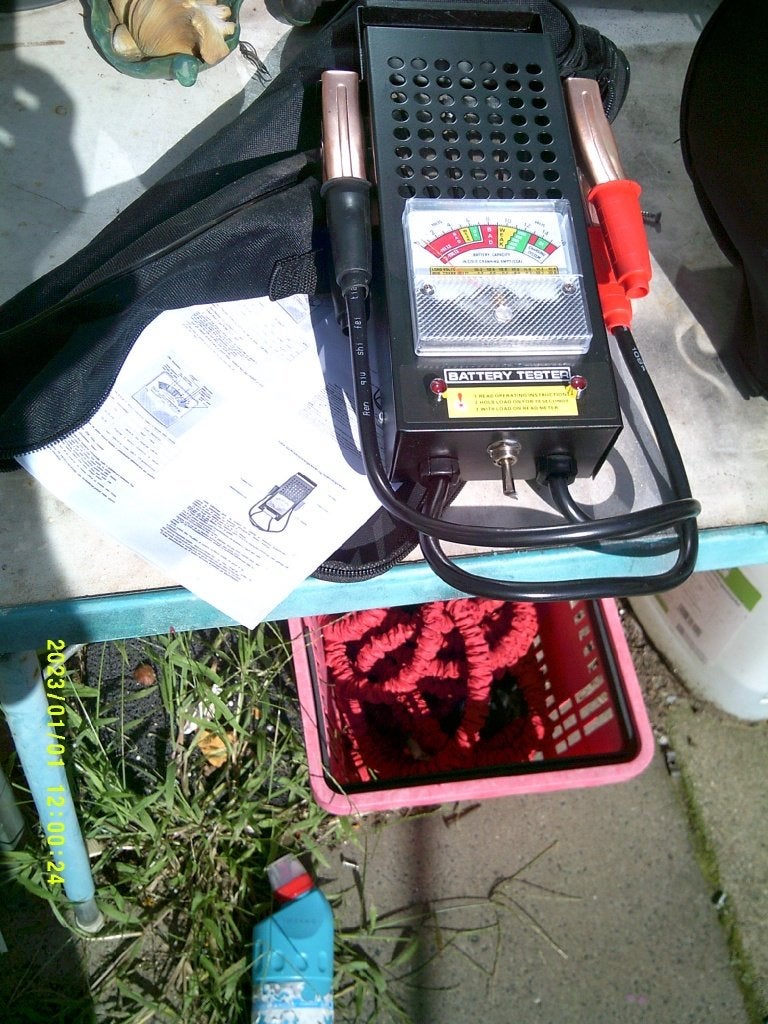 Batterij/Accu tester, Ophalen, Nieuw