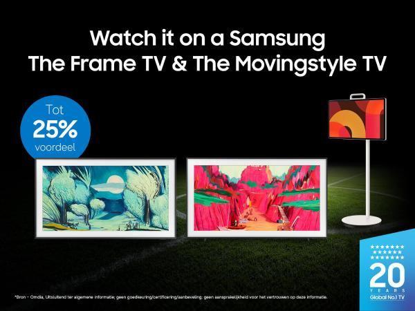 Samsung Frame TV's tot 25% voordeelvoucher, Drie personen of meer, Kortingsbon