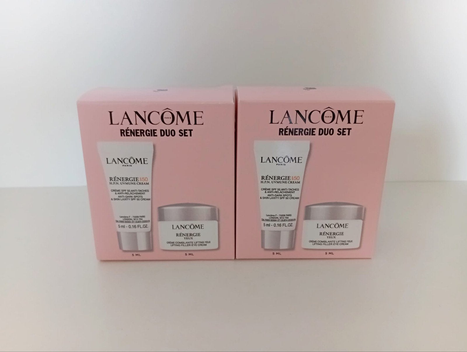 Nieuw 2x Lancome Renergie Duo Set, Sieraden, Tassen en Uiterlijk, Uiterlijk | Gezichtsverzorging, Nieuw, Ogen, Ophalen of Verzenden