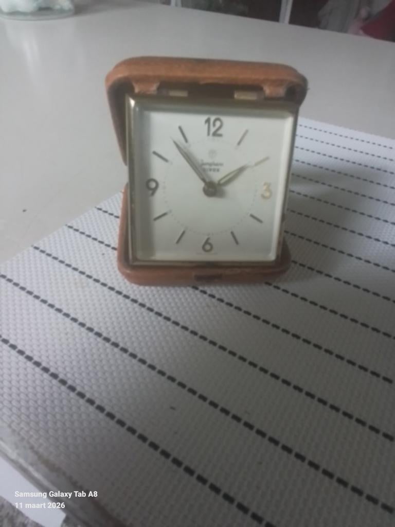 Mooi reiswekkertje merk  JUNGHANS bi VOX., Verzamelen, Ophalen of Verzenden, Huis en Inrichting