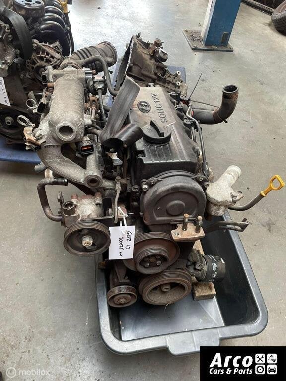 Hyundai Getz 1.3 Motor en/of Versnellingsbak 200525 km 2009, Auto-onderdelen, Gebruikt, Ophalen of Verzenden, Hyundai