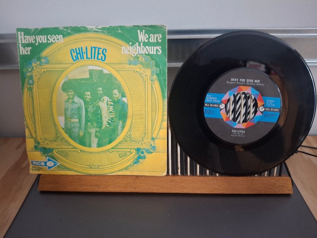 Chi-Lites-Have you seen her(33) 3 euro vaste prijs, Ophalen of Verzenden, Zo goed als nieuw, 7 inch, Pop