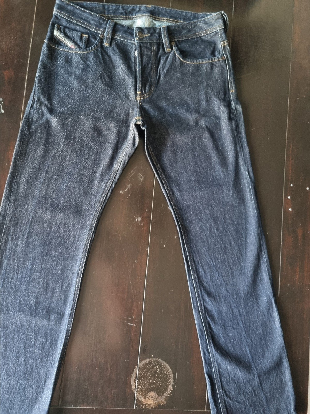 ZGAN DIEPDONKERBLAUWE DIESEL WAYKEE REGULAR STRAIGHT 33/32!, Kleding | Heren, Diesel, Blauw, Ophalen of Verzenden, Zo goed als nieuw