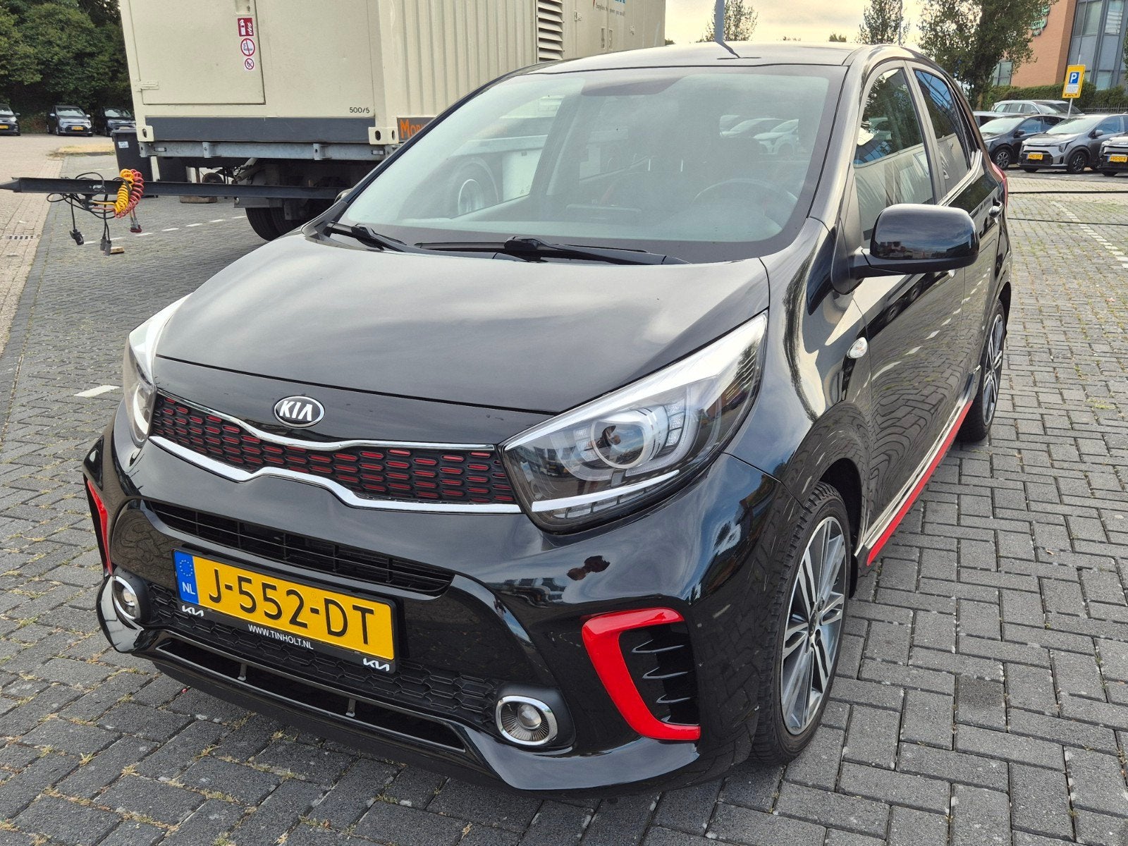 Kia Picanto GT-line, Auto's, Voorwielaandrijving, Zwart, Xenon verlichting, Zwart