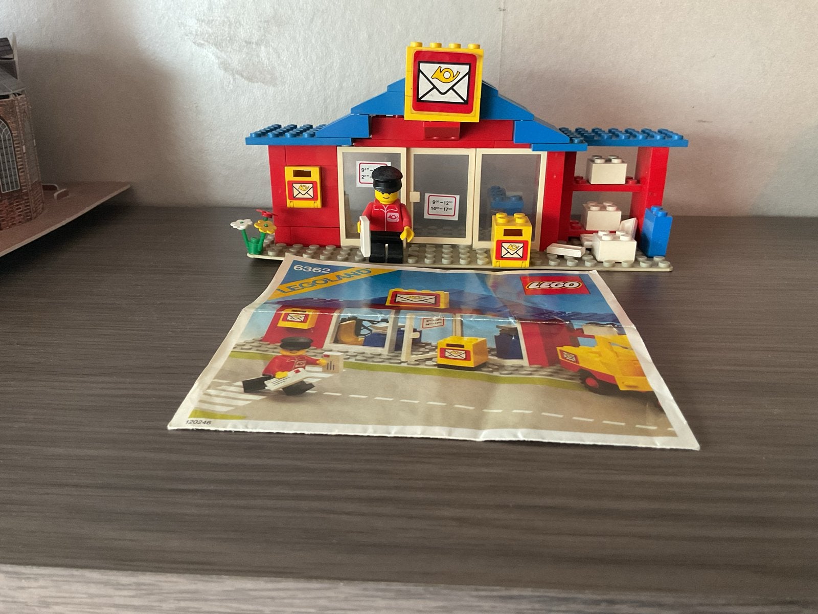 Lego Legoland 6362 Postkantoor met minifiguur en instructies, Ophalen, Gebruikt, Lego, Compleet