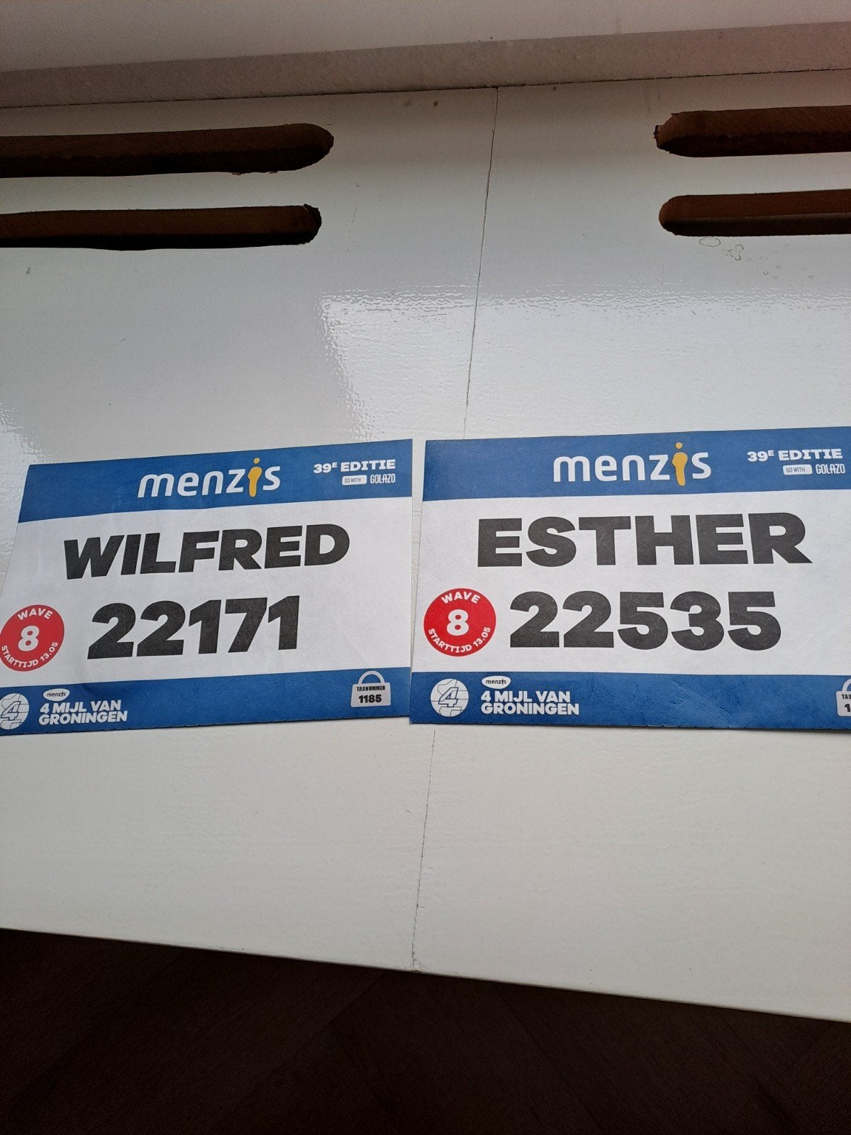 1 of 2 startbewijzen 4 mijl van Groningen, Twee personen