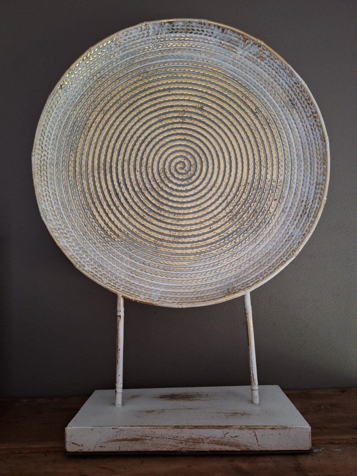 Countryfield ornament op voet 67 cm hoog, Ophalen of Verzenden, Nieuw, Goud, Metaal