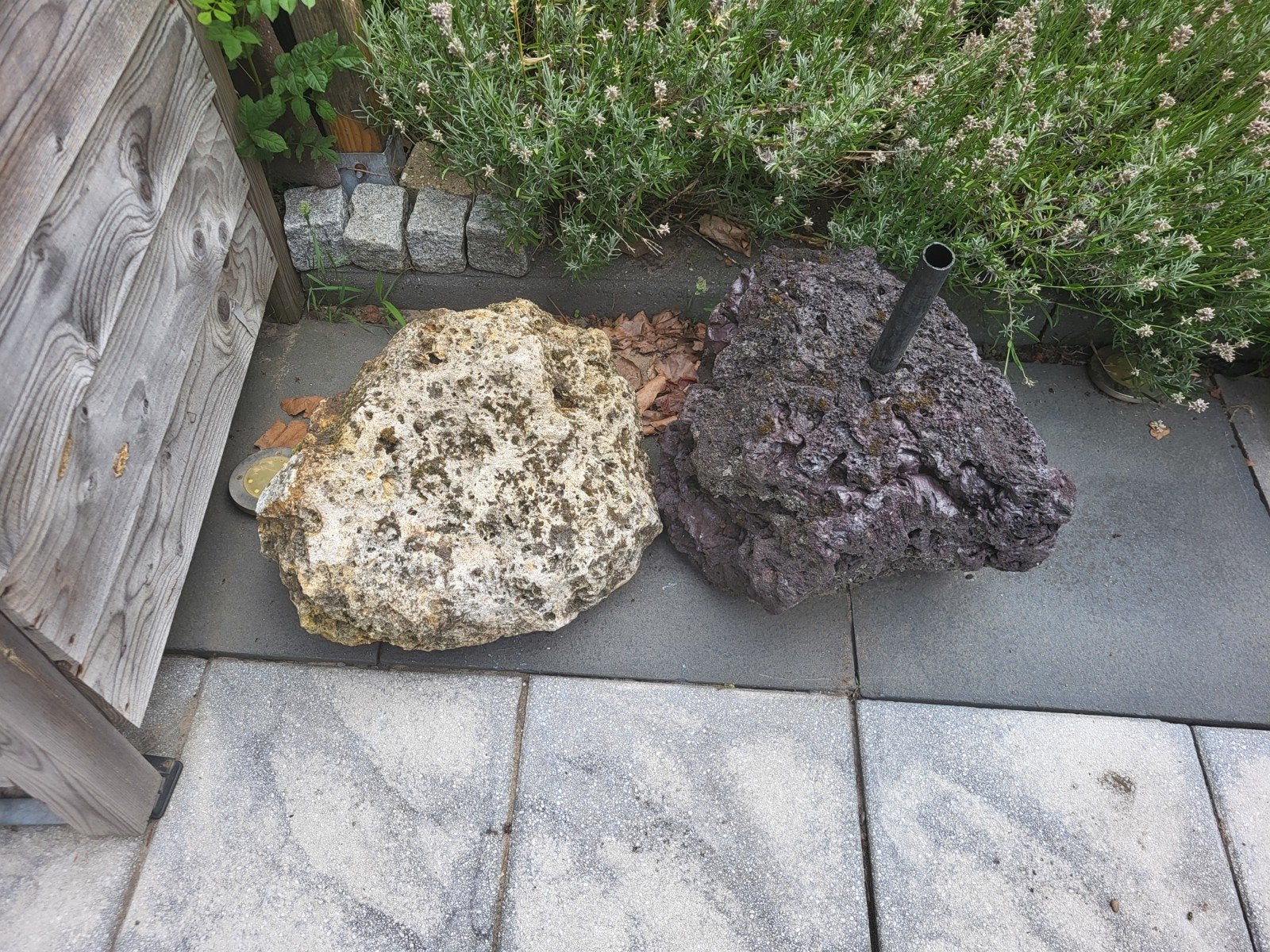 Decoratieve rotsen voor tuin of vijver, Gebruikt, Ophalen of Verzenden, Kei, Lava
