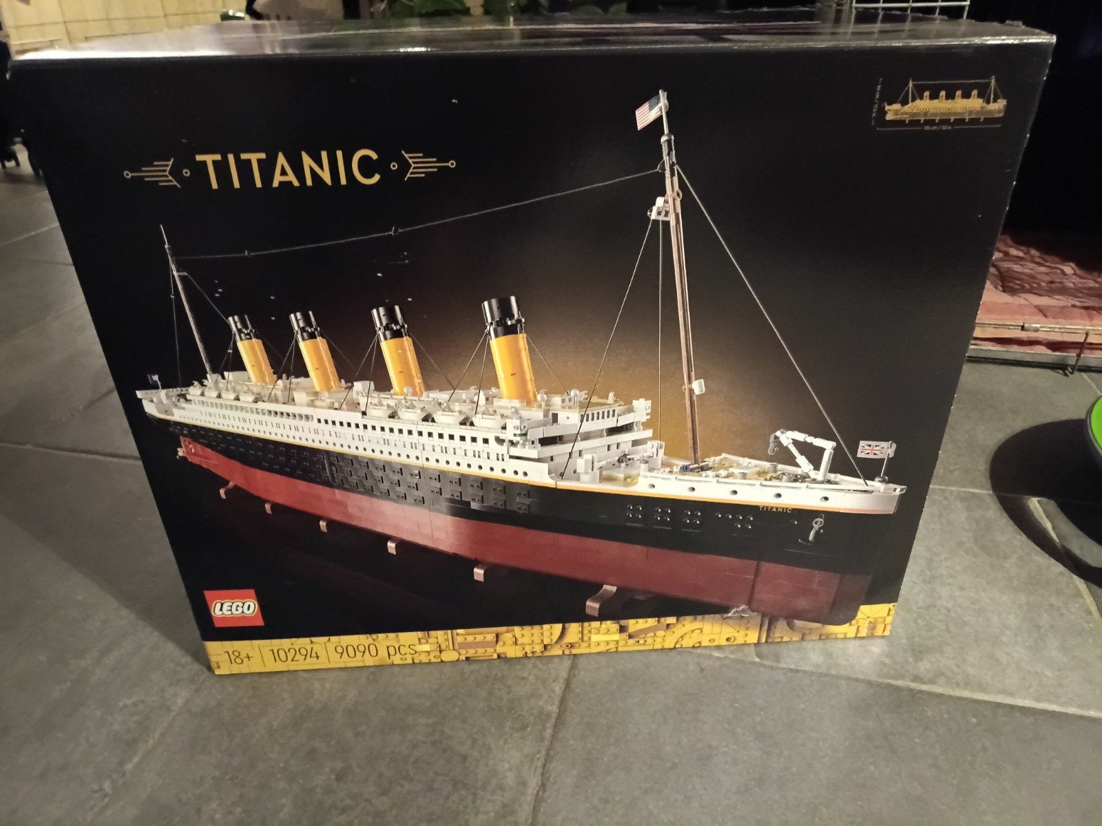 LEGO Titanic 10294 - 1 x gebouwd, Ophalen, Zo goed als nieuw
