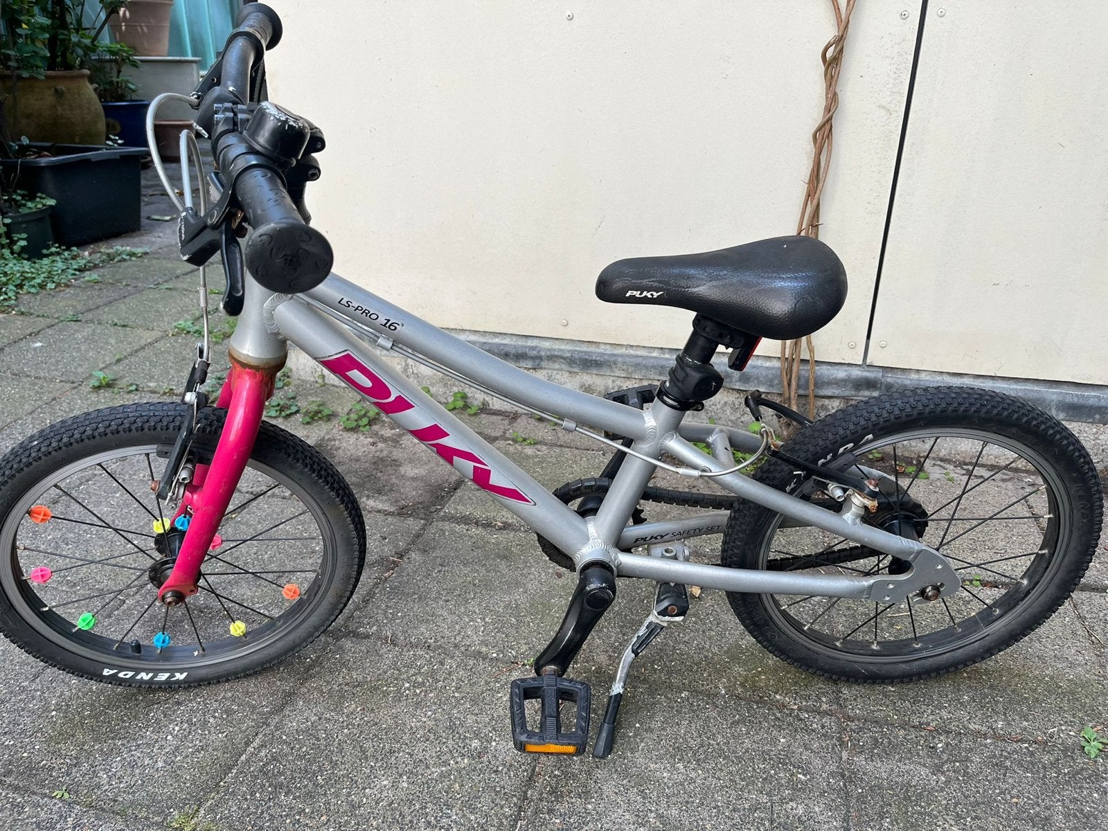 Puky LS-PRO 16 kinderfiets, Ophalen, Zo goed als nieuw, Velgrem, 16 tot 20 inch