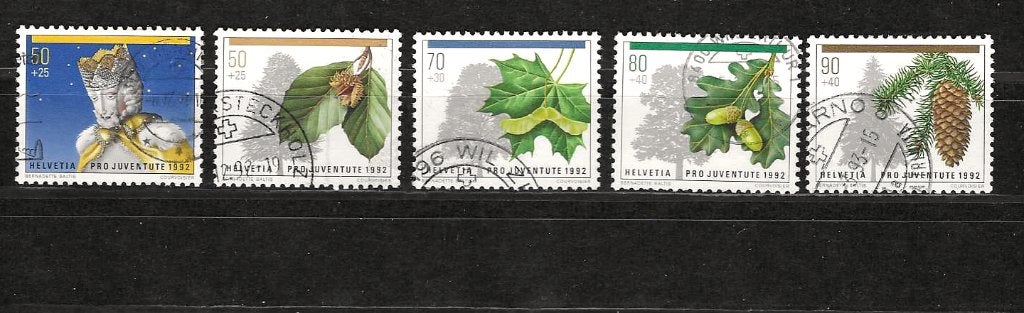 Zwitserland 1483-1487, Postzegels en Munten, Postzegels | Europa | Zwitserland, Ophalen of Verzenden, Gestempeld