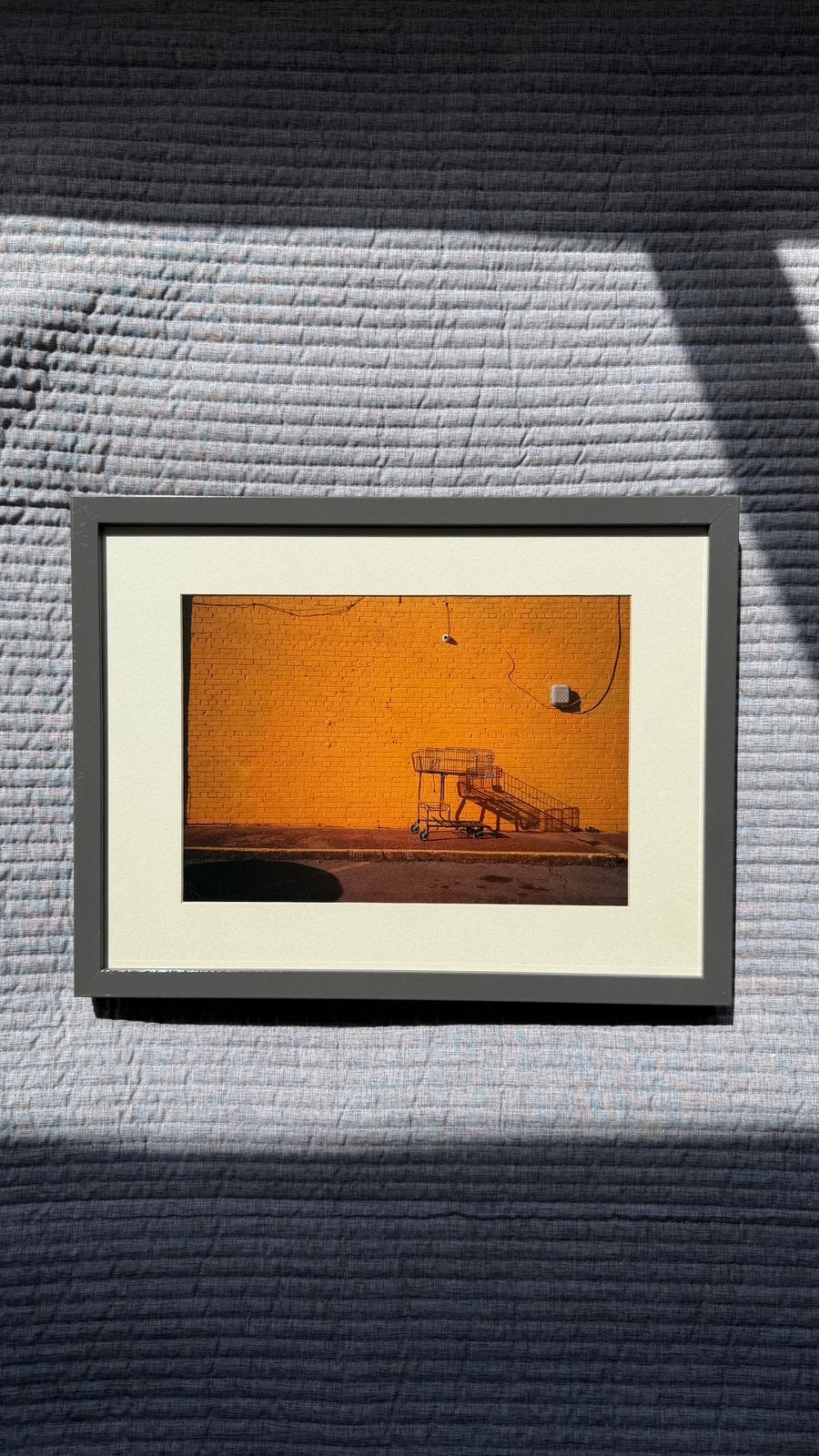 Analoge 35mm-fotoprint, ingelijst, Audio, Tv en Foto, Fotografie | Fotolijsten, Gebruikt, Standaard fotolijst, Ophalen of Verzenden