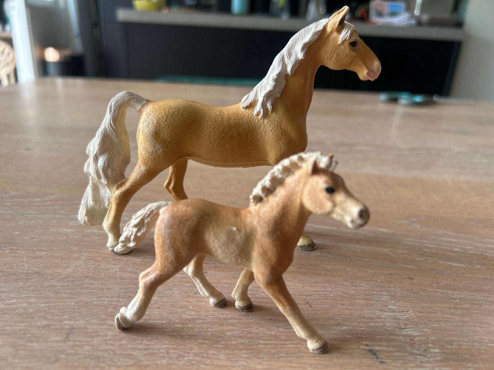 Schleich Haflinger Merrie en Veulen set (13812 & 13814), Ophalen of Verzenden, Zo goed als nieuw