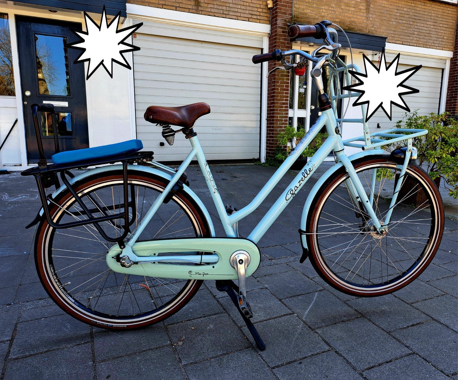Super Stevig Gazelle Miss Grace 28"3V.Frame 59cm Compleet 👌, Fietsen en Brommers, Fietsen | Dames | Moederfietsen, Ophalen, Versnellingen