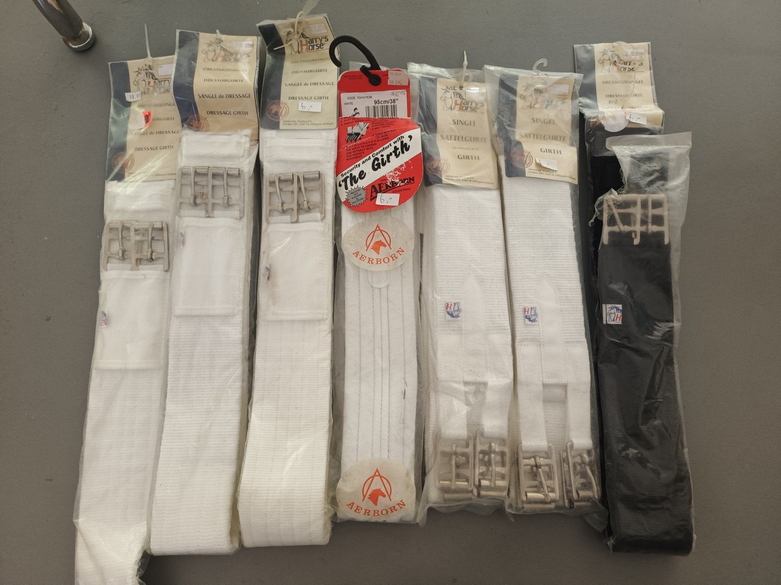 dressuursingels wit /zwart., Ophalen, Nieuw, Dressuur
