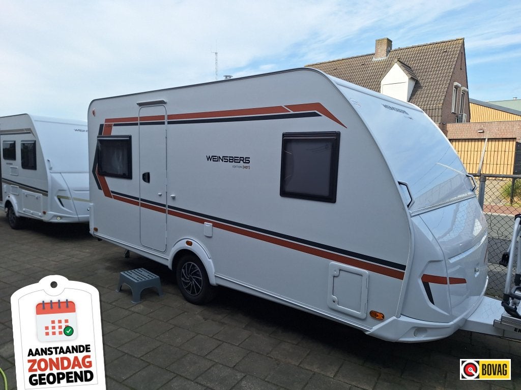 Weinsberg CaraOne Edition HOT 450 FU VOORTENT EN FIETSDRAGER, Overige merken, Rondzit, Bedrijf, Fietsenrek