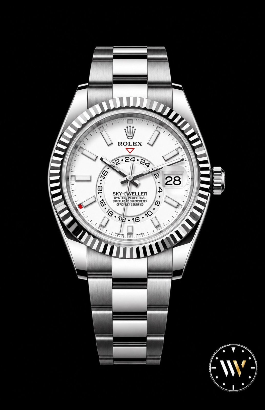 Rolex Sky-Dweller 326934 03-2018 Pre owned, Sieraden, Tassen en Uiterlijk, Ophalen, Staal, Polshorloge, Zo goed als nieuw