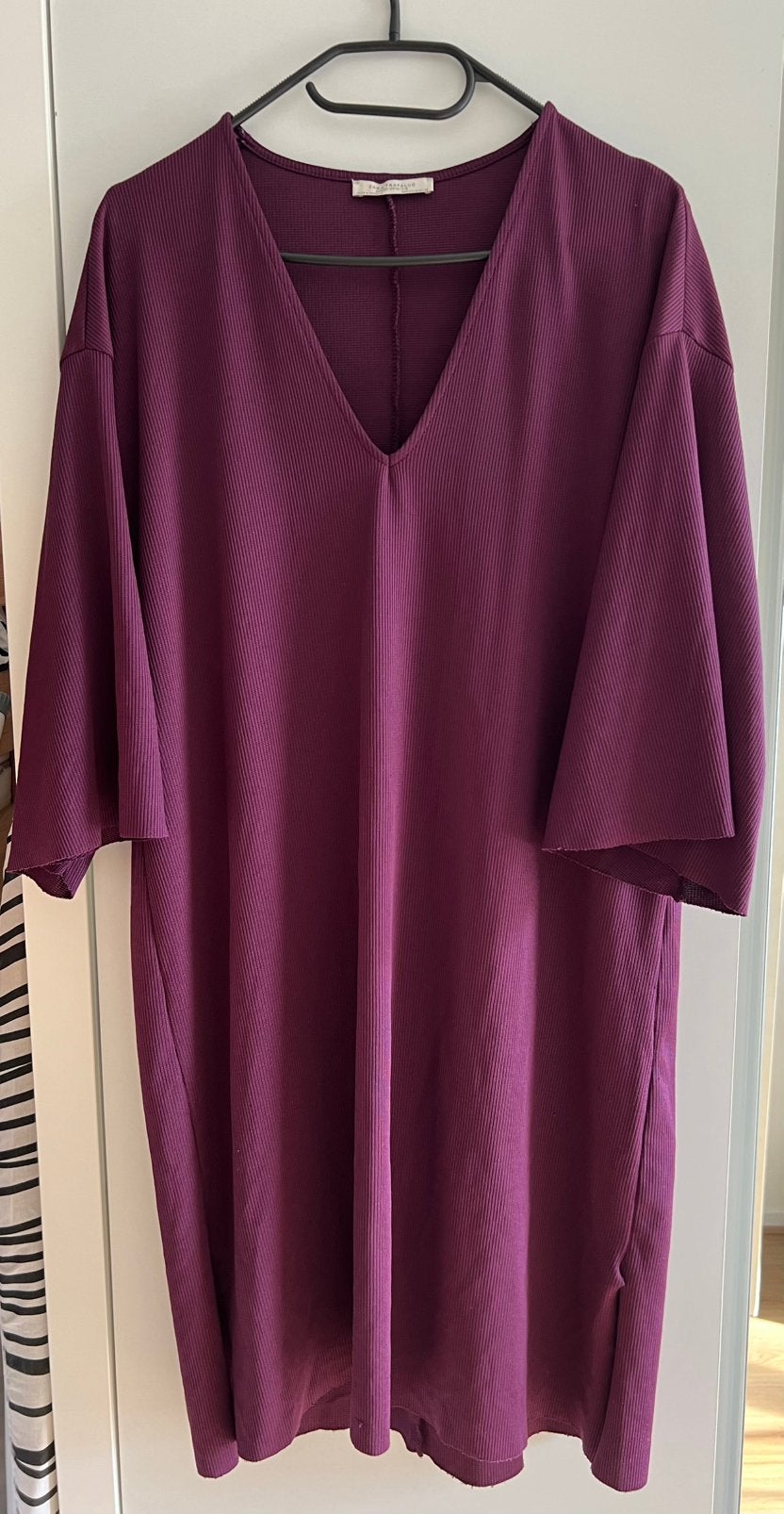 Maat M zara tuniek paarse jurkje V-hals jurk cos monki, Ophalen of Verzenden, Zo goed als nieuw