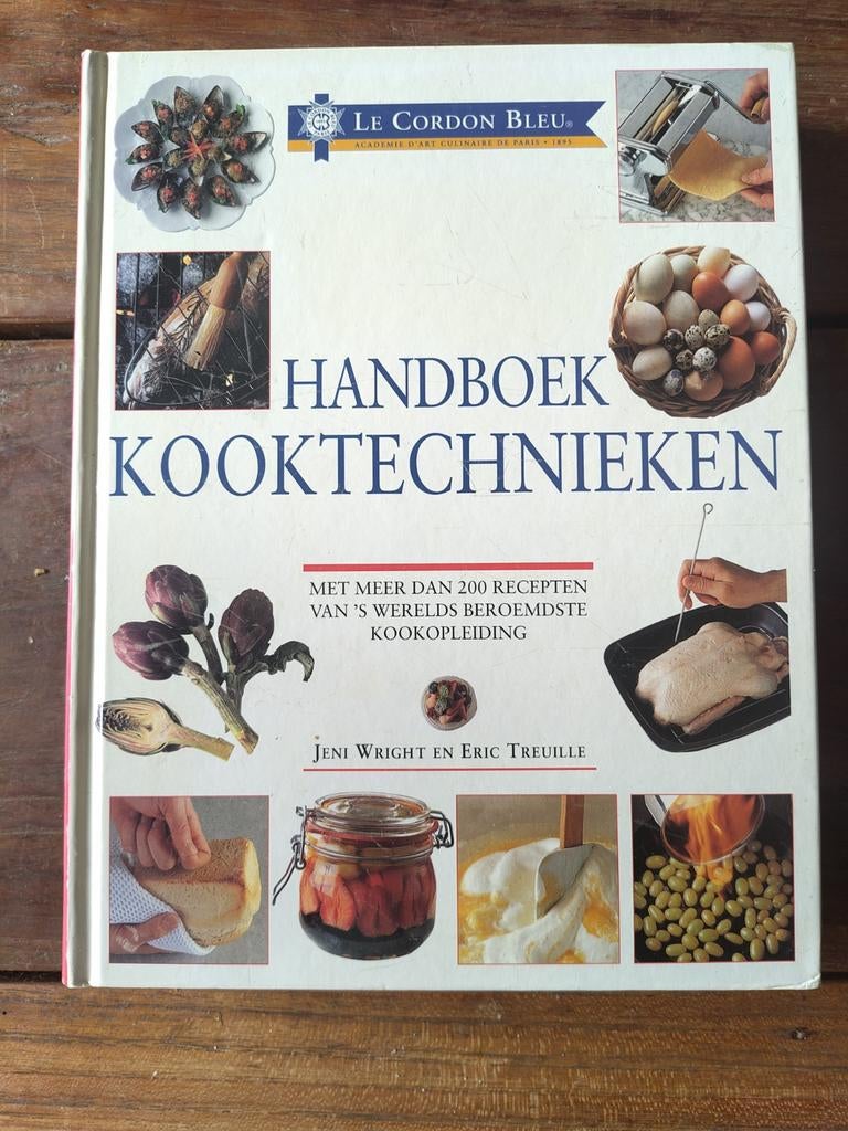 Handboek Kooktechnieken Le Cordon Bleu, Ophalen of Verzenden, Zo goed als nieuw, Jeni Wright en Eric Treuille