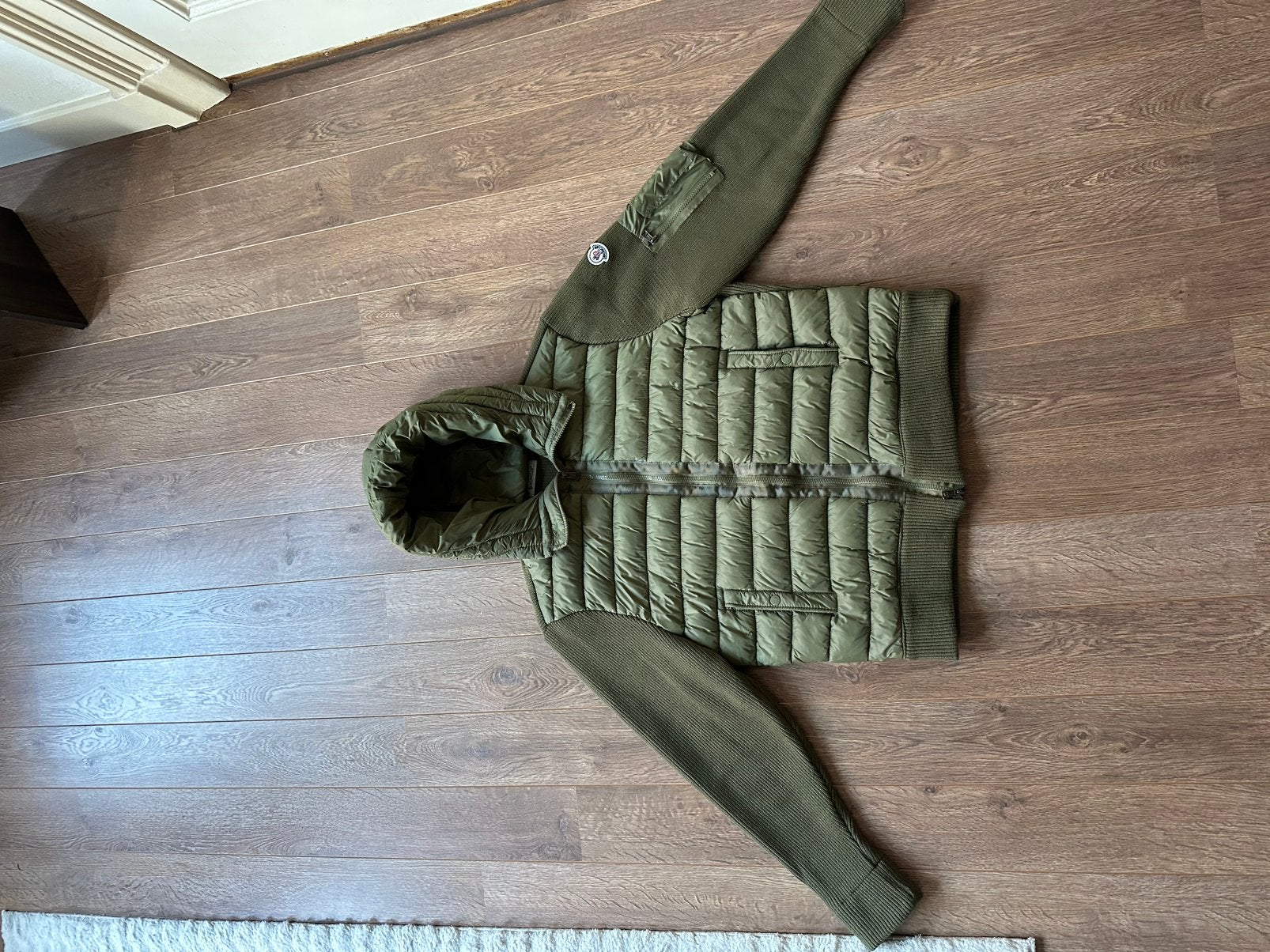 Moncler Cardigan Green Groen Maat L, Ophalen of Verzenden, Nieuw, Maat 52/54 (L), Groen