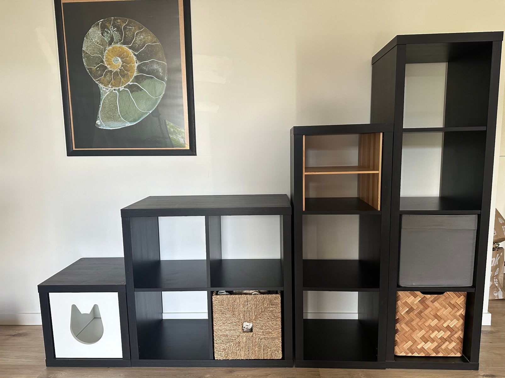 Set of Kallax shelving + accessories, Huis en Inrichting, Kasten | Overige, Ophalen, Zo goed als nieuw