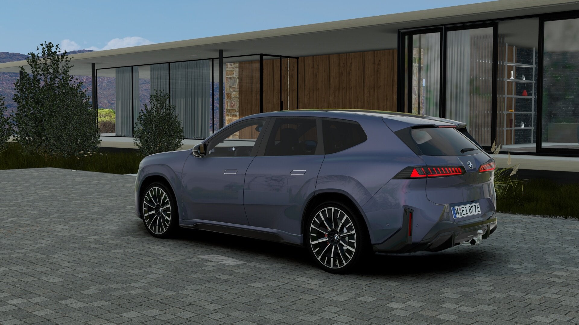 BMW iX3 40 eDrive M Sport / Panoramadak / Trekhaak / M Sport, Auto's, Automaat, Dealer onderhouden, Achterwielaandrijving, Zwart