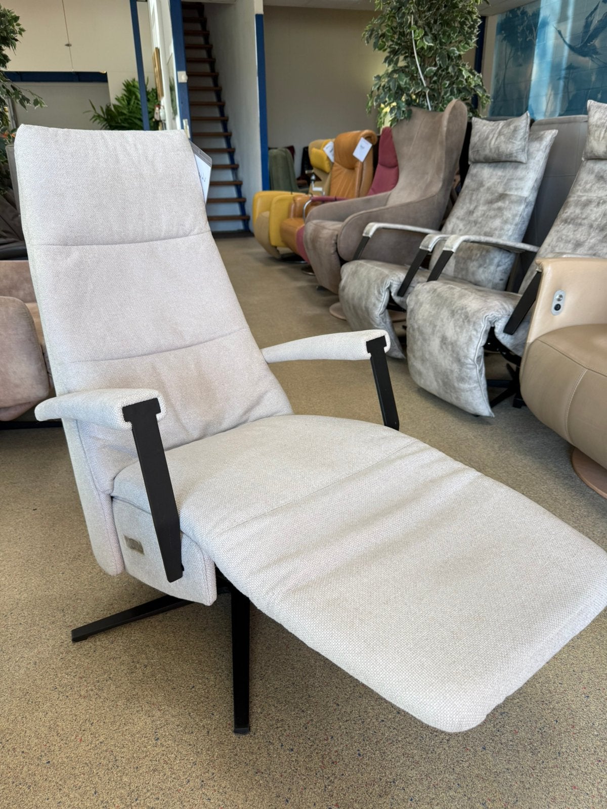 Velderhof Liri relax fauteuil nieuwstaat gratis bezorgd, Ophalen of Verzenden, Zo goed als nieuw, Ruim 100 modellen in alle kleuren en maten