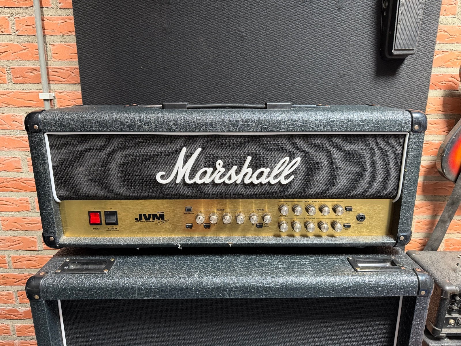 Marshall JVM205H top + footswitch, Muziek en Instrumenten, Ophalen, Gebruikt, Gitaar, 50 tot 100 watt