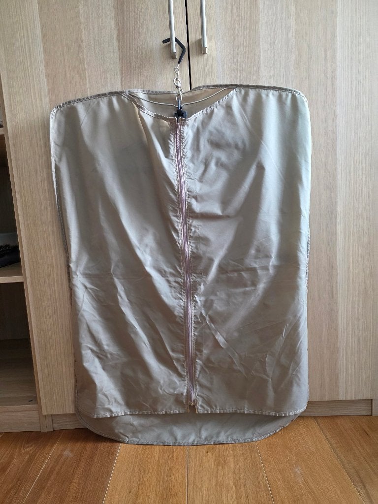 Vintage Samsonite Design Kledinghoes/pakhoes + ophangsysteem, 30 cm of meer, Beige, Minder dan 35 cm, Ophalen of Verzenden