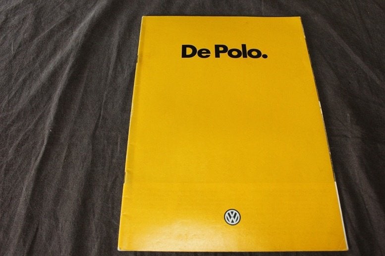 Volkswagen POLO 1982 verkoop folder brochure, Ophalen of Verzenden, Gelezen, Volkswagen