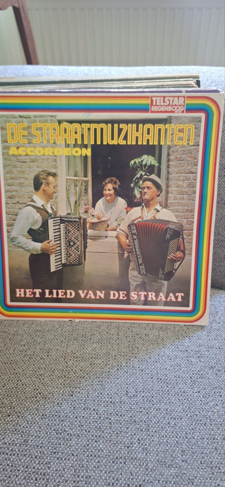 De Straatmuzikanten Accordeon - Het Lied Van De Straat LP, Ophalen of Verzenden, Gebruikt, 12 inch, Streekmuziek