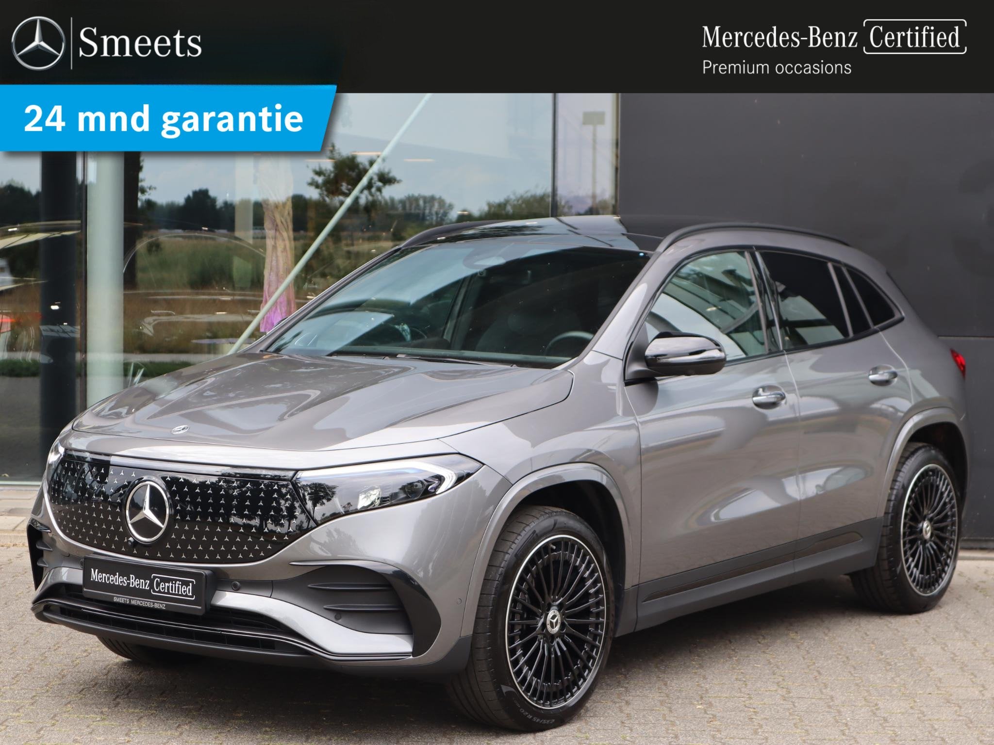 Mercedes-Benz EQA 250+ Business Solution AMG 71 kWh, Automatische klimaatregeling, Gebruikt, Zwart, 445 min