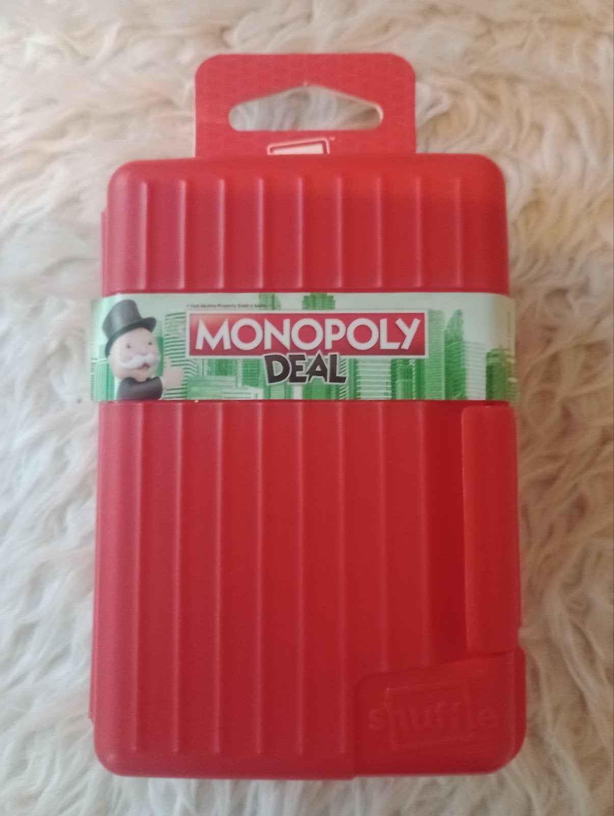 Monopoly Deal Kaartspel in Handige Reisetui, Vijf spelers of meer, Ophalen of Verzenden, Zo goed als nieuw, Hasbro
