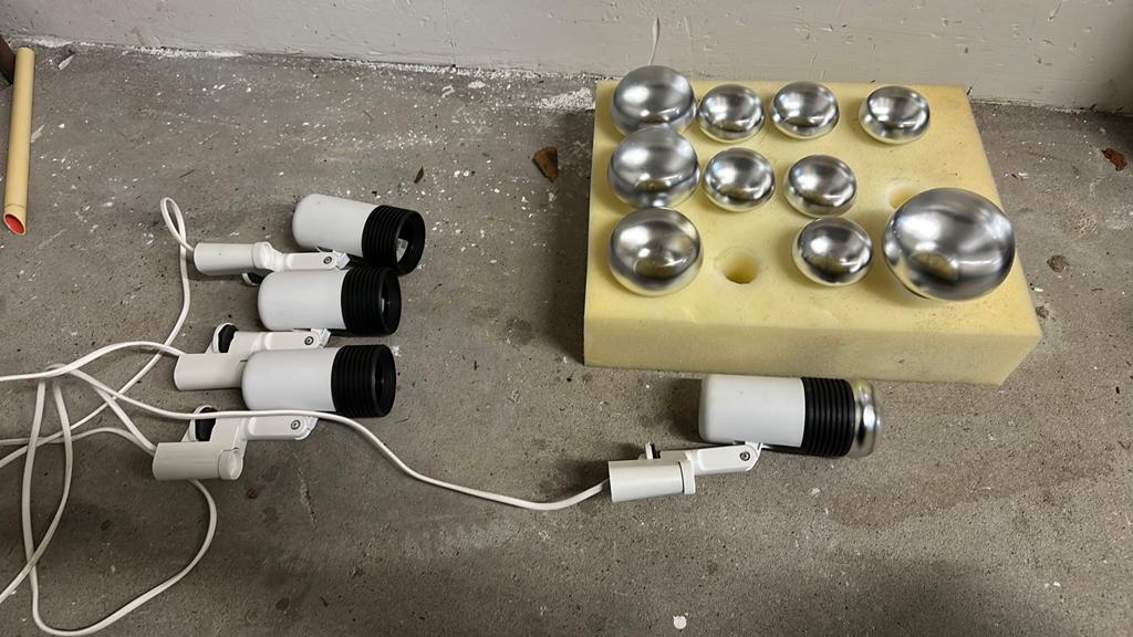 Spotjes voor een beurs reflector lampen 60 en 75watt, Ophalen, Gebruikt