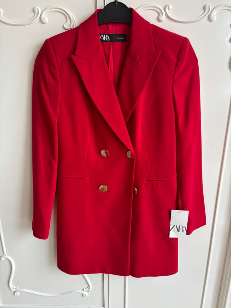 Nieuw rood jasje Zara maat S 36, Ophalen of Verzenden, Nieuw, Maat 36 (S), Rood