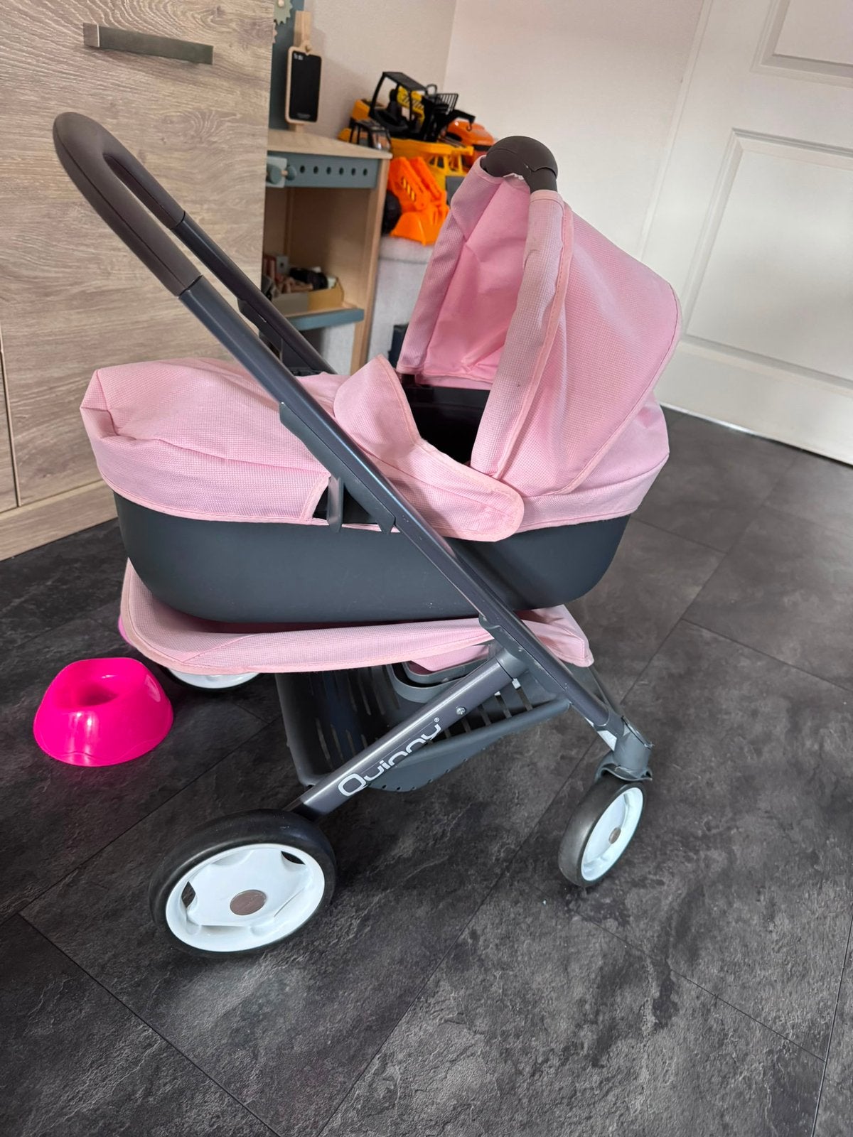 Baby Born + Smoby Quinny poppenwagen, Ophalen, Zo goed als nieuw