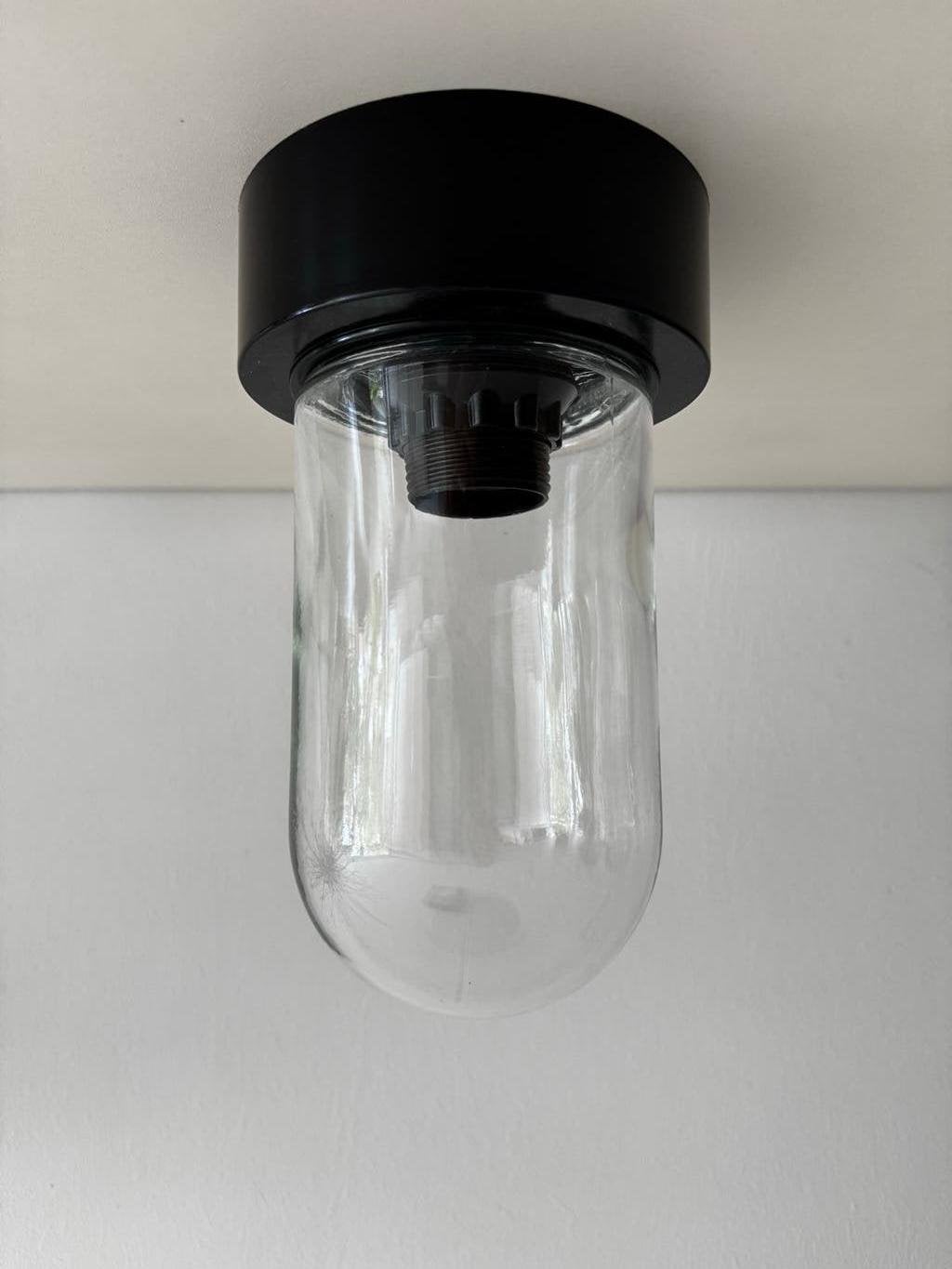 Vintage Plafondlamp, Huis en Inrichting, Lampen | Plafondlampen, Ophalen, Gebruikt, Vintage, E27 (groot)