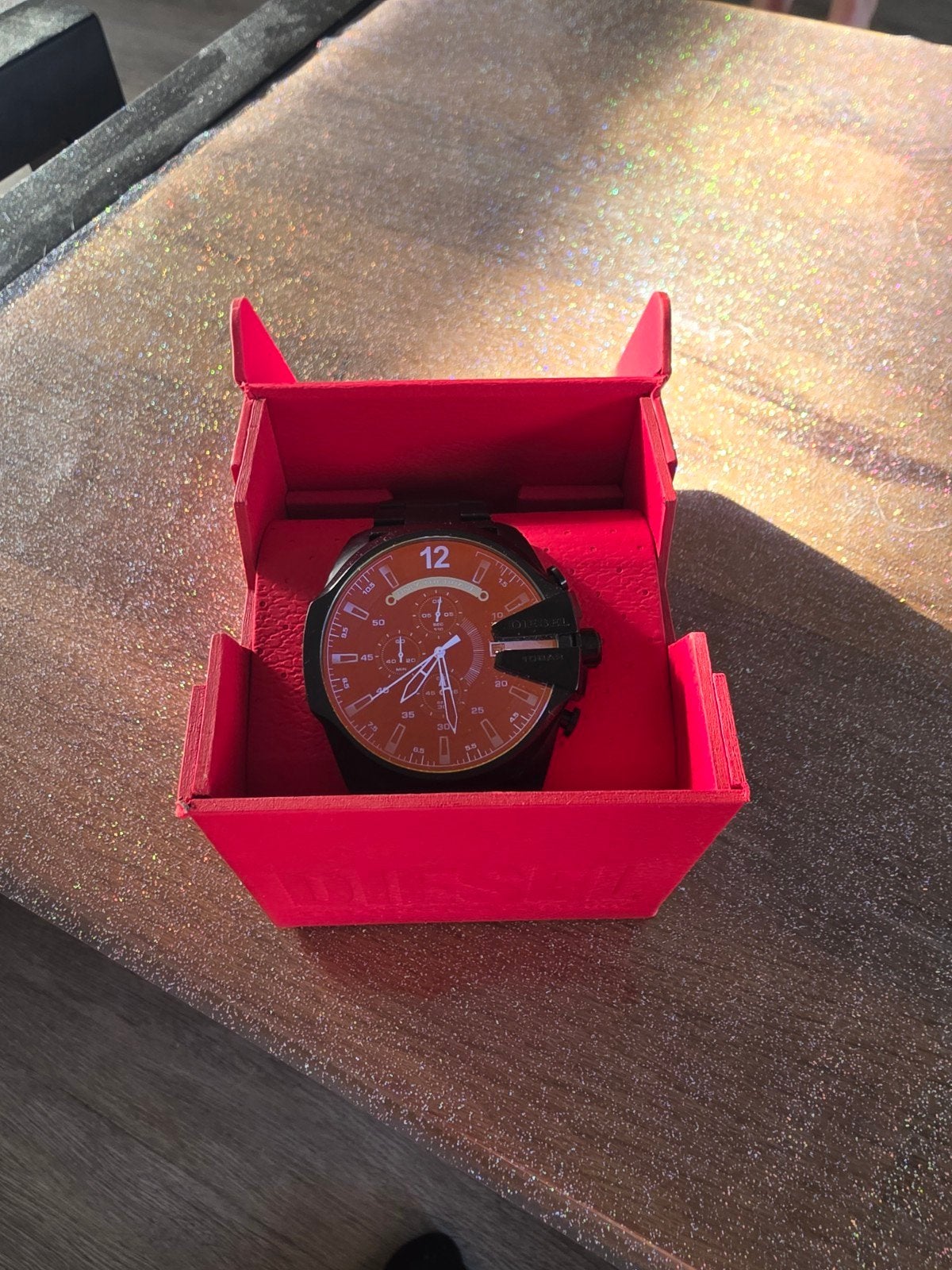 Diesel heren horloge, Overige merken, Staal, Staal, Ophalen of Verzenden