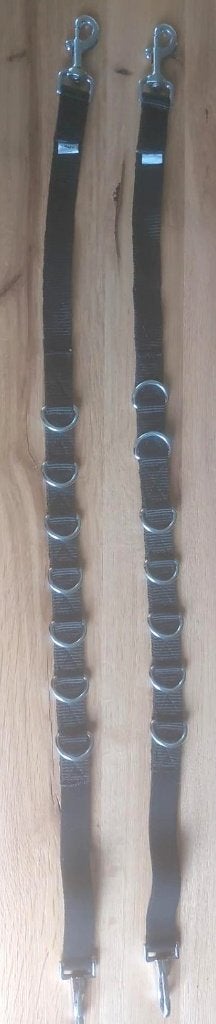 Horsegear HGElastic bijzetteugels zwart – pony, Dieren en Toebehoren, Ophalen, Pony, Horsegear, Verstelbaar
